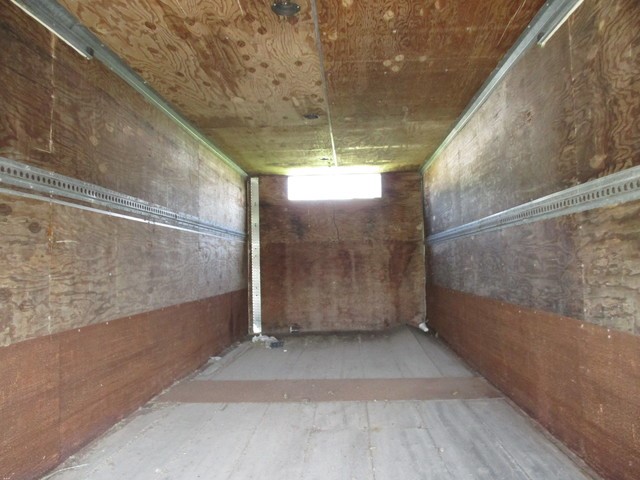 24 ft. Multivan insulated aluminum truck body, van box, wood roof, crash plate, 3 dome lights, insulated, roll up rear door, inside width 93 inches, inside height 83 inches, rear door opening 76 inches, wood floor, wood walls, 1 row of tie bar.